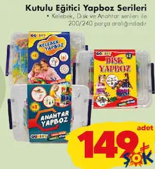GOKİDY OYUNCAK KUTULU EĞİTİCİ YAPBOZ SERİLERİ
